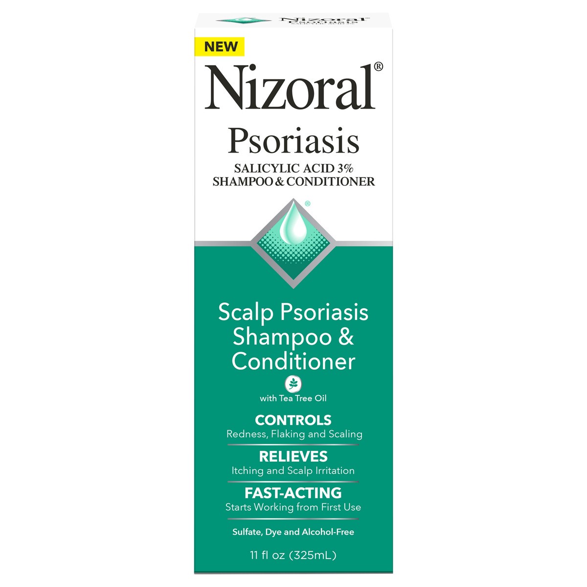 slide 1 of 10, Nizoral Psoriasis Shampoo & Conditioner for Scalp Psoriasis - 11 fl oz, 1 ct