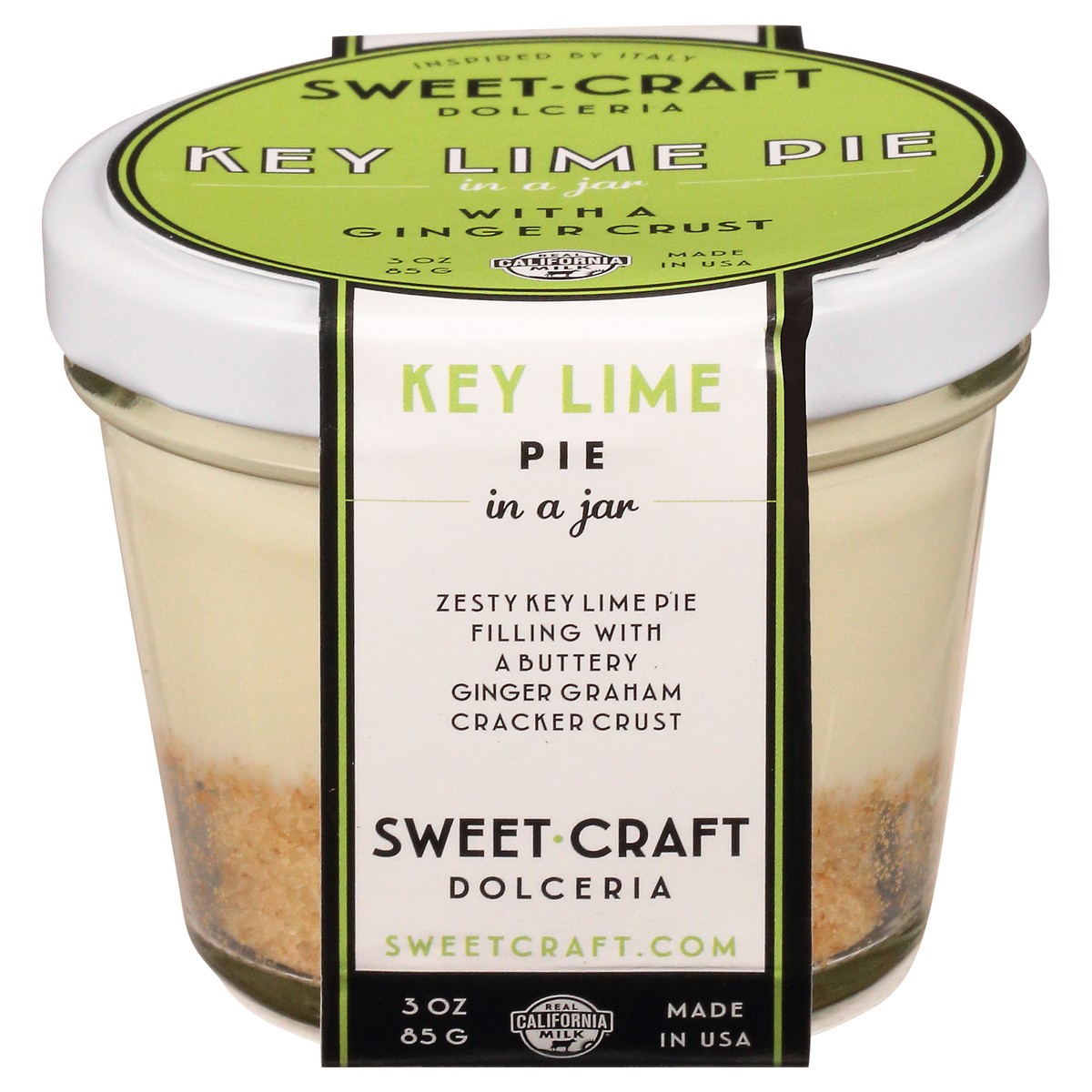 slide 1 of 9, Sweet Craft Dolceria Key Lime Pie in a Jar 3 oz, 3 oz