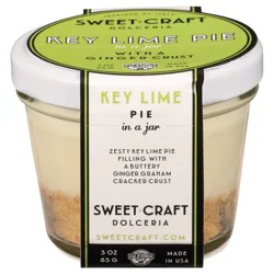 Sweet Craft Dolceria Key Lime Pie in a Jar 3 oz