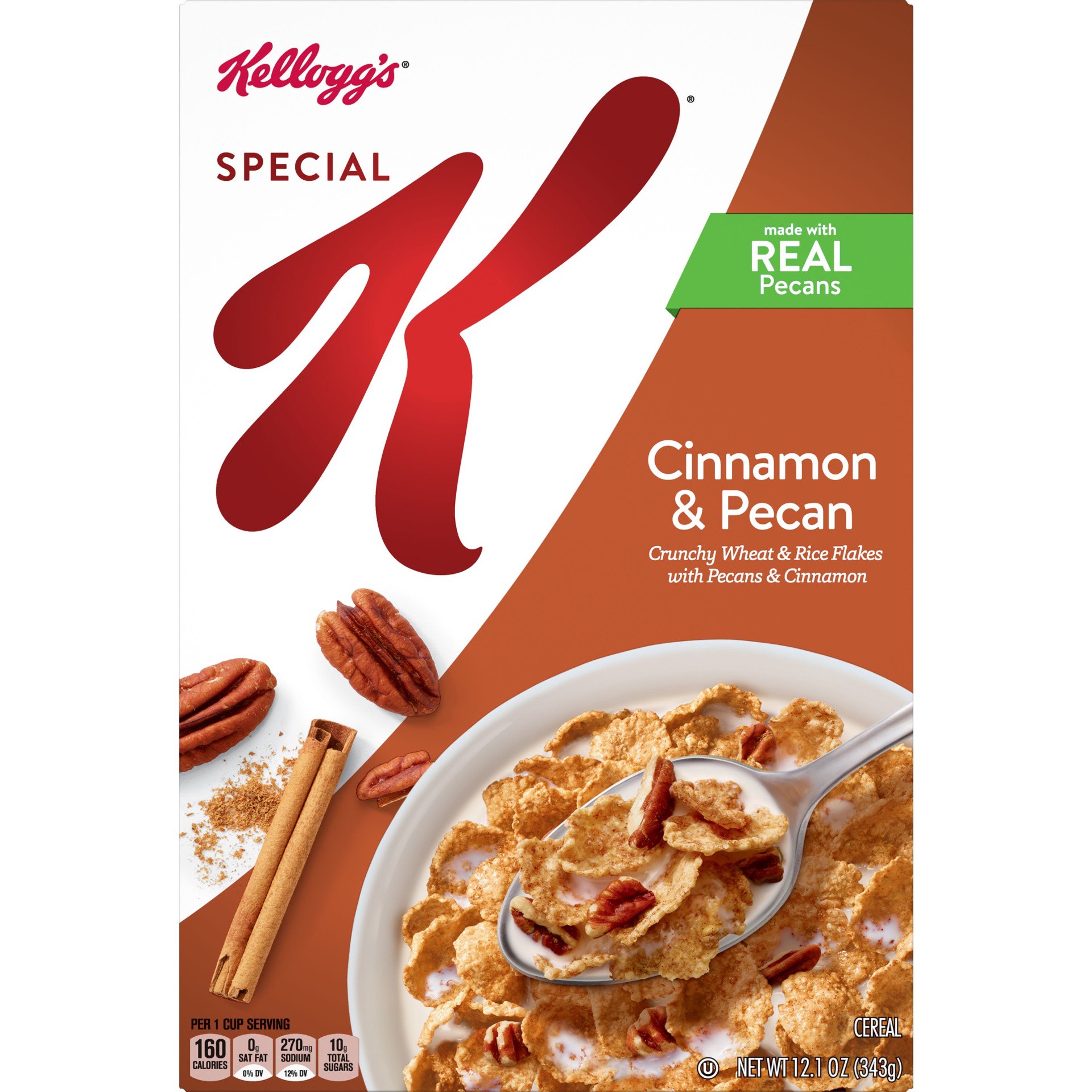 slide 2 of 7, Special K Kellogg's Special K Cinnamon Pecan Cereal, 12.1 oz