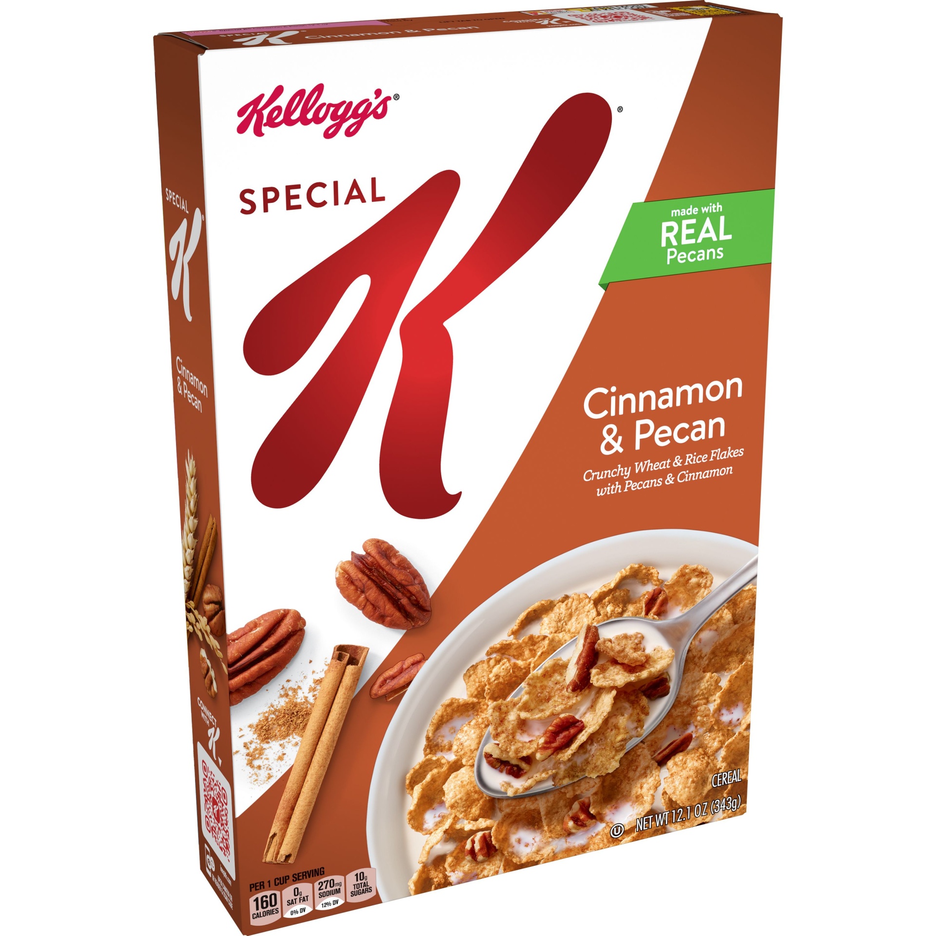 slide 1 of 7, Special K Kellogg's Special K Cinnamon Pecan Cereal, 12.1 oz