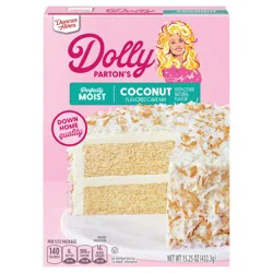 Duncan Hines Dolly Parton's Favorite Coconut Flavored Cake Mix, 15.25 oz.