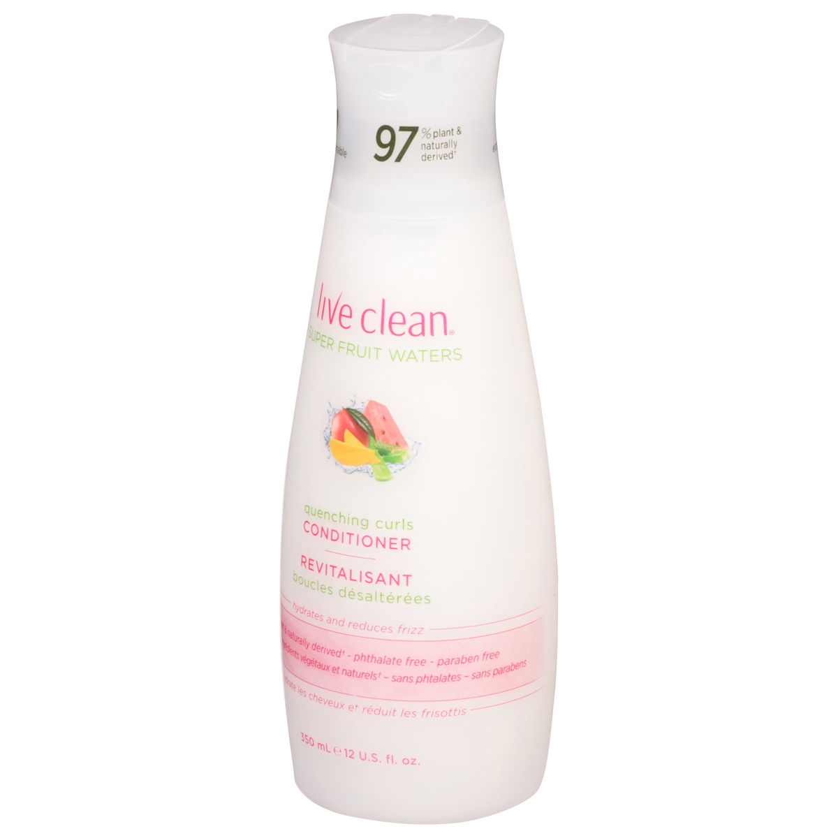 slide 3 of 10, Live Clean Super Fruit Waters Quenching Curls Conditioner, 12 fl oz