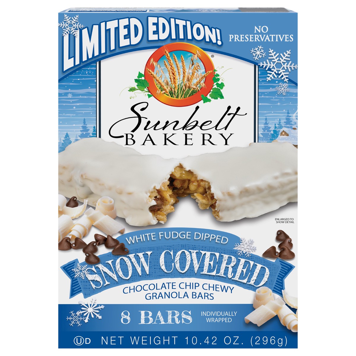 slide 1 of 9, Sunbelt Bakery Chewy Granola Bars, Sunbelt Bakery Family Pack Snow Covered Chocolate Chip, 8 ct