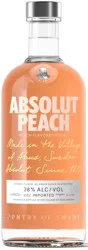 Absolut Peach Flavored Vodka, 750 ml Bottle, 76 Proof