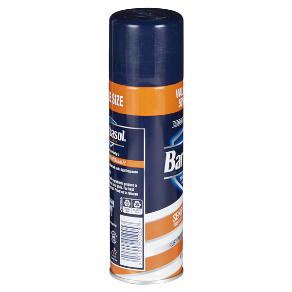 slide 7 of 29, Barbasol Sensitive Skin Shaving Cream Value Size, 10.5 oz