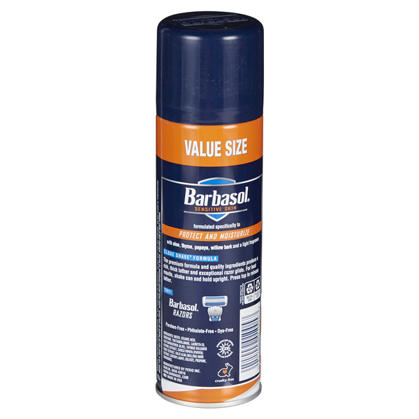 slide 19 of 29, Barbasol Sensitive Skin Shaving Cream Value Size, 10.5 oz