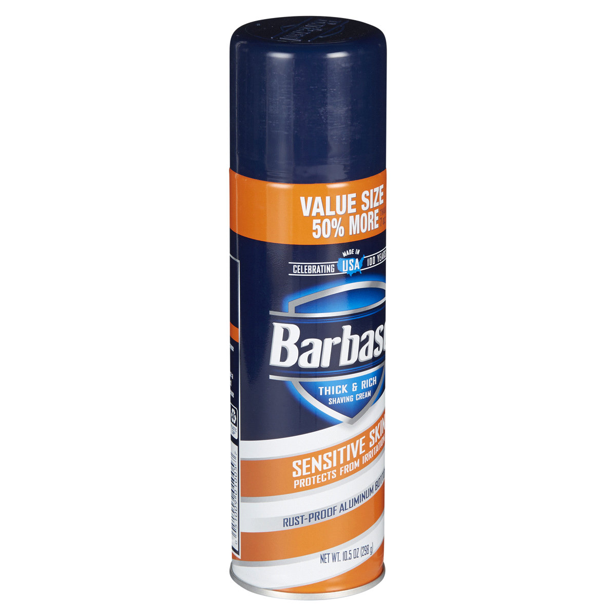 slide 18 of 29, Barbasol Sensitive Skin Shaving Cream Value Size, 10.5 oz