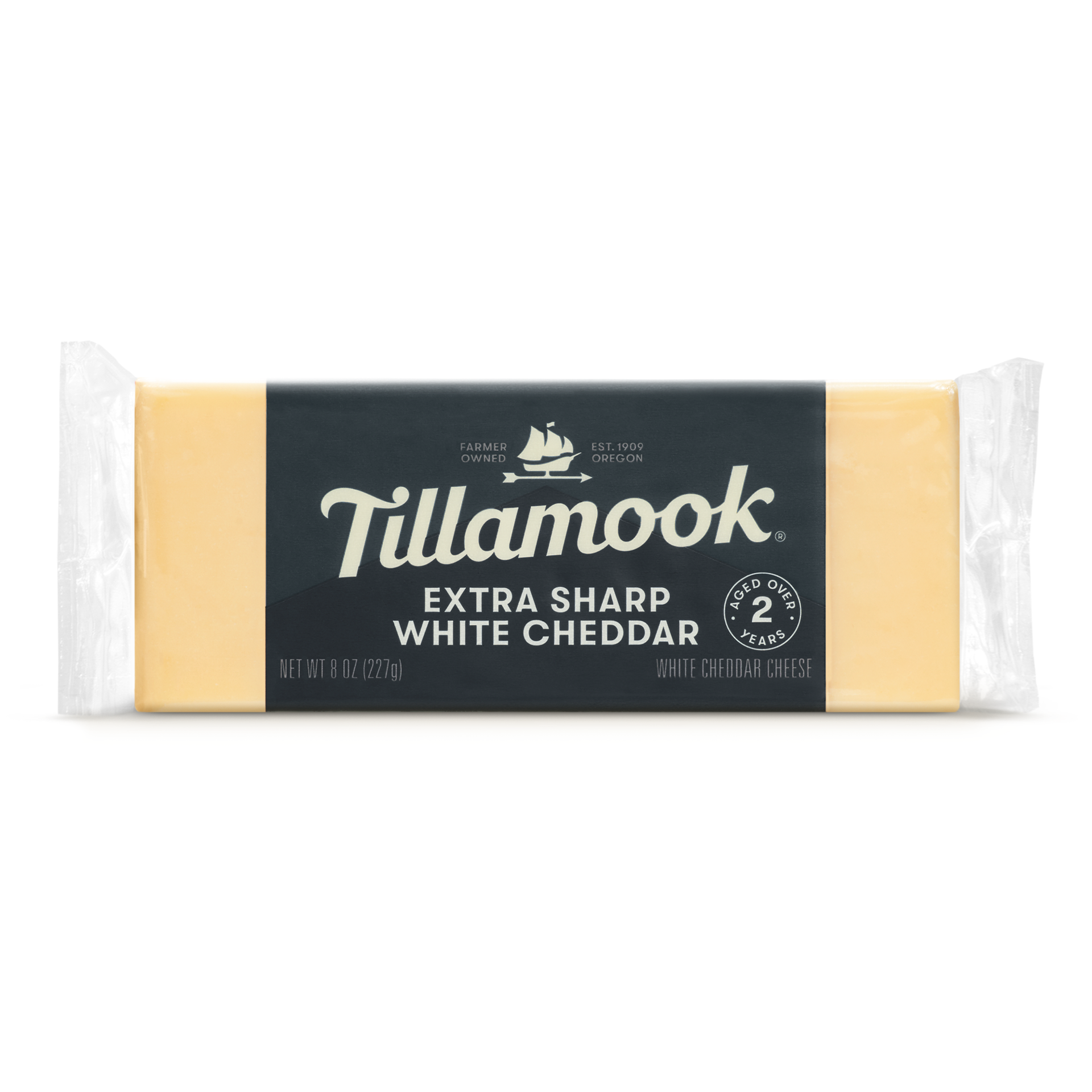 slide 1 of 1, Tillamook Extra Sharp White Cheddar Cheese 8 oz, 8 oz
