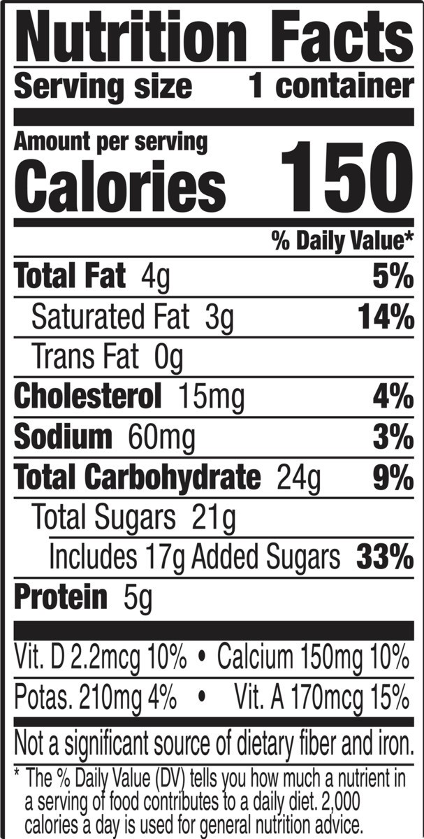 slide 3 of 6, Yoplait Whips! Dunkin' French Vanilla Latte Yogurt Mousse, 4 oz