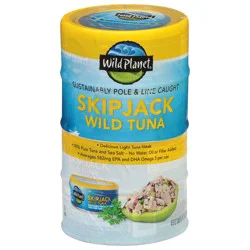 Wild Planet Skipjack Wild Tuna - 4-5 oz Cans