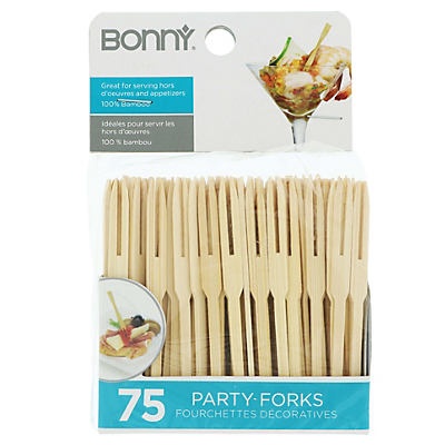 slide 1 of 1, Bonny Bar Party Forks, 75 ct