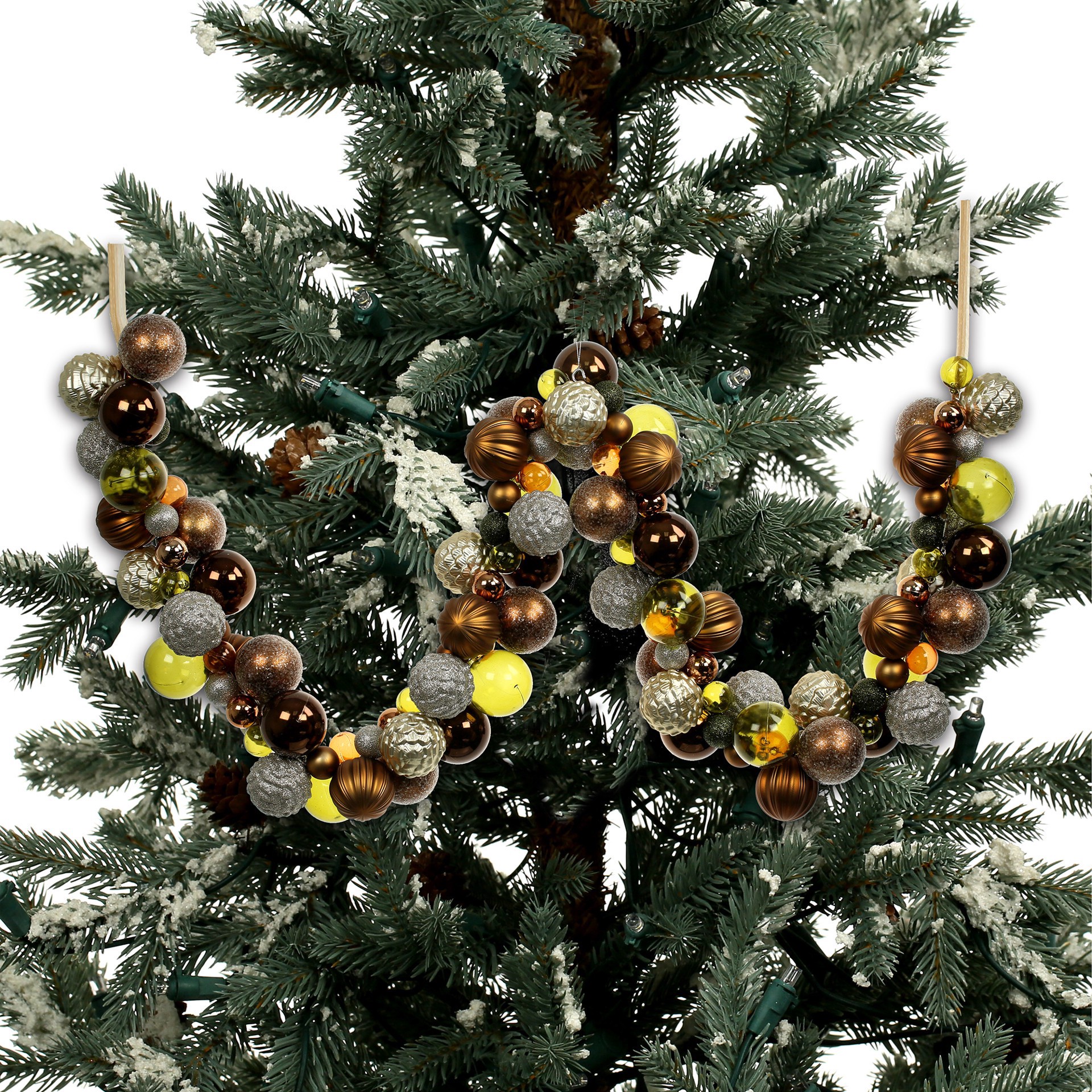 slide 2 of 2, 6ft. Forest Shatterproof Ball Garland By Ashland, 6 ft