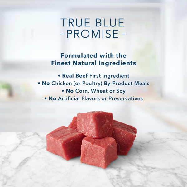 slide 3 of 15, Blue Buffalo Tastefuls Spoonless Singles Adult Pate Wet Cat Food, Beef Entrée, Perfectly Portioned Cups in a 2.6-oz Twin-Pack Tray, 2 ct