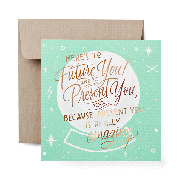 slide 1 of 1, American Greetings Here's to You Graduation Greeting Card with Foil, 1 ct