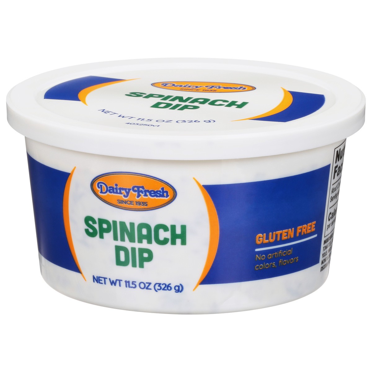 slide 9 of 13, Dairy Fresh Dip, Spinach, 11.5 oz