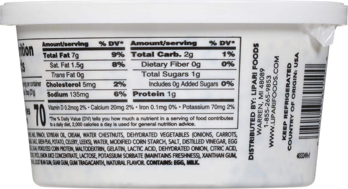 slide 10 of 13, Dairy Fresh Dip, Spinach, 11.5 oz
