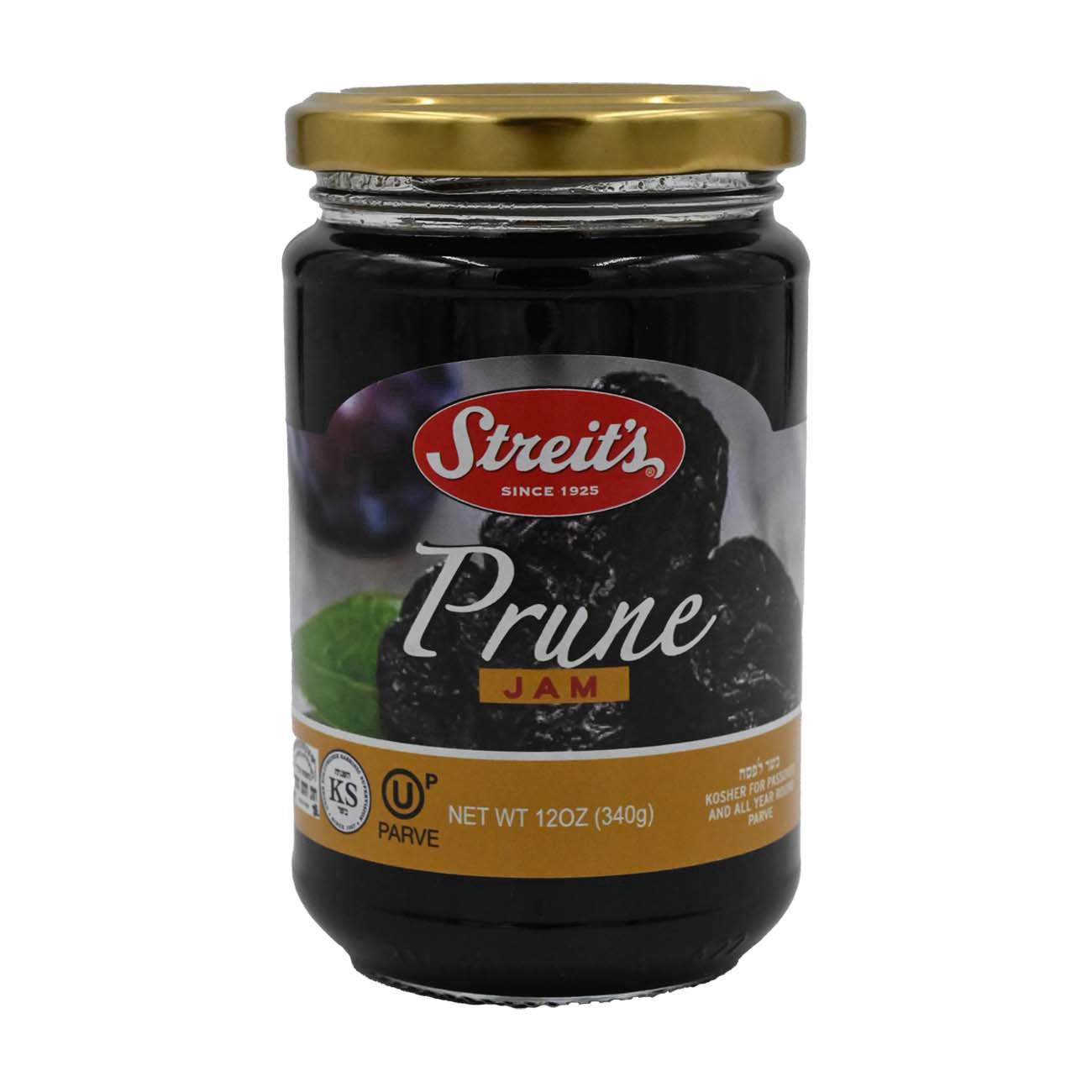 slide 1 of 1, Streit's Prune Jam, 12 oz