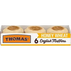 Thomas' Honey Wheat English Muffin - 12 Oz