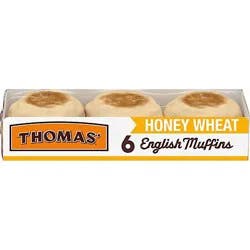 Thomas' Honey Wheat English Muffin - 12 Oz
