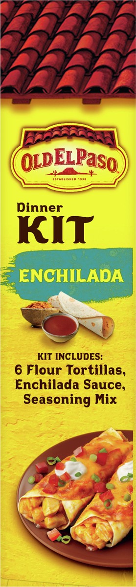 slide 6 of 9, Old El Paso Enchilada Dinner Kit With Flour Tortillas, Enchilada Sauce & Seasoning Mix, 14 oz., 14 oz