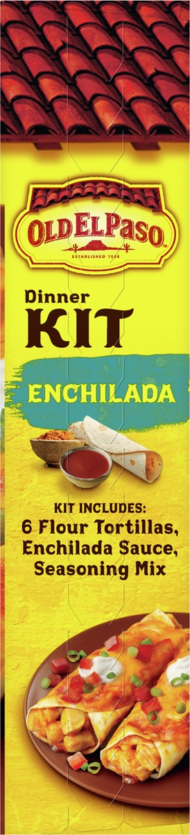 slide 7 of 9, Old El Paso Enchilada Dinner Kit With Flour Tortillas, Enchilada Sauce & Seasoning Mix, 14 oz., 14 oz