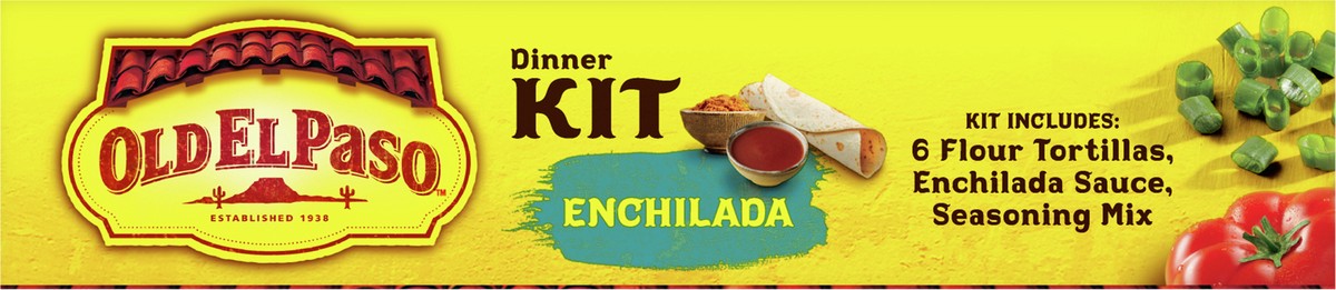 slide 9 of 9, Old El Paso Enchilada Dinner Kit With Flour Tortillas, Enchilada Sauce & Seasoning Mix, 14 oz., 14 oz