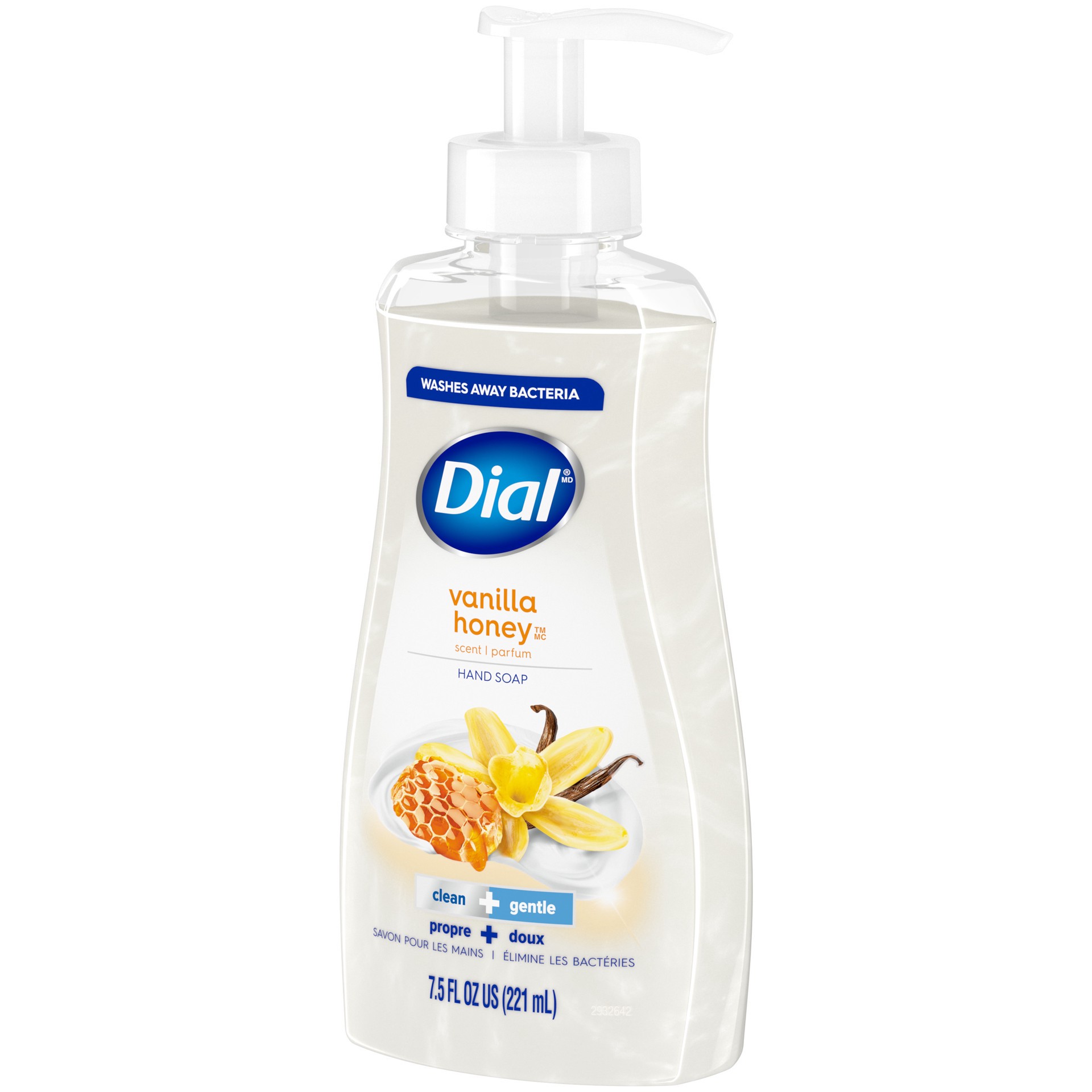 slide 1 of 5, Dial Liquid Hand Soap, Vanilla Honey, 7.5 fl oz, 7.5 oz