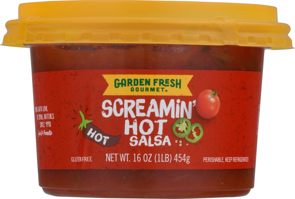 slide 4 of 14, Garden Fresh Gourmet Screamin' Hot Salsa 16 oz, 16 oz