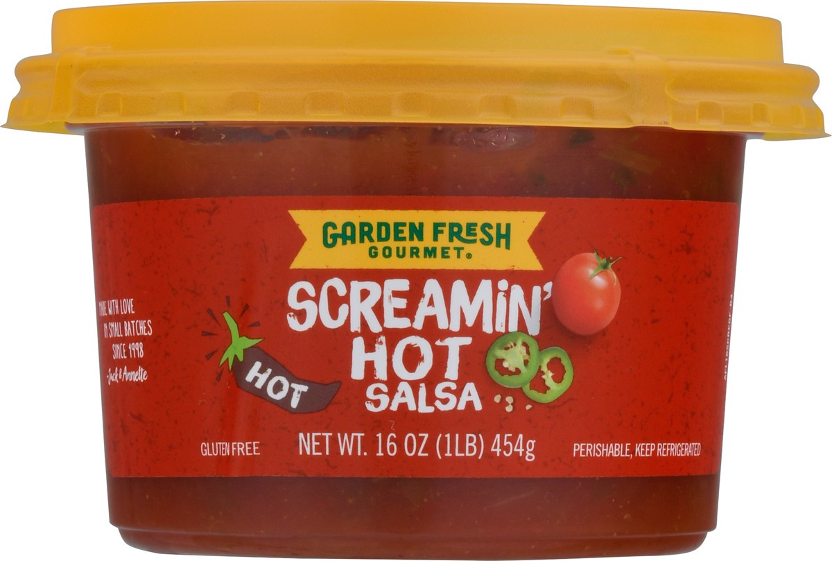 slide 1 of 14, Garden Fresh Gourmet Screamin' Hot Salsa 16 oz, 16 oz