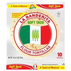 La Banderita Soft Taco Flour Tortillas 16 oz
