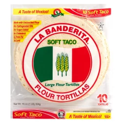 La Banderita Large Soft Taco Flour Tortillas