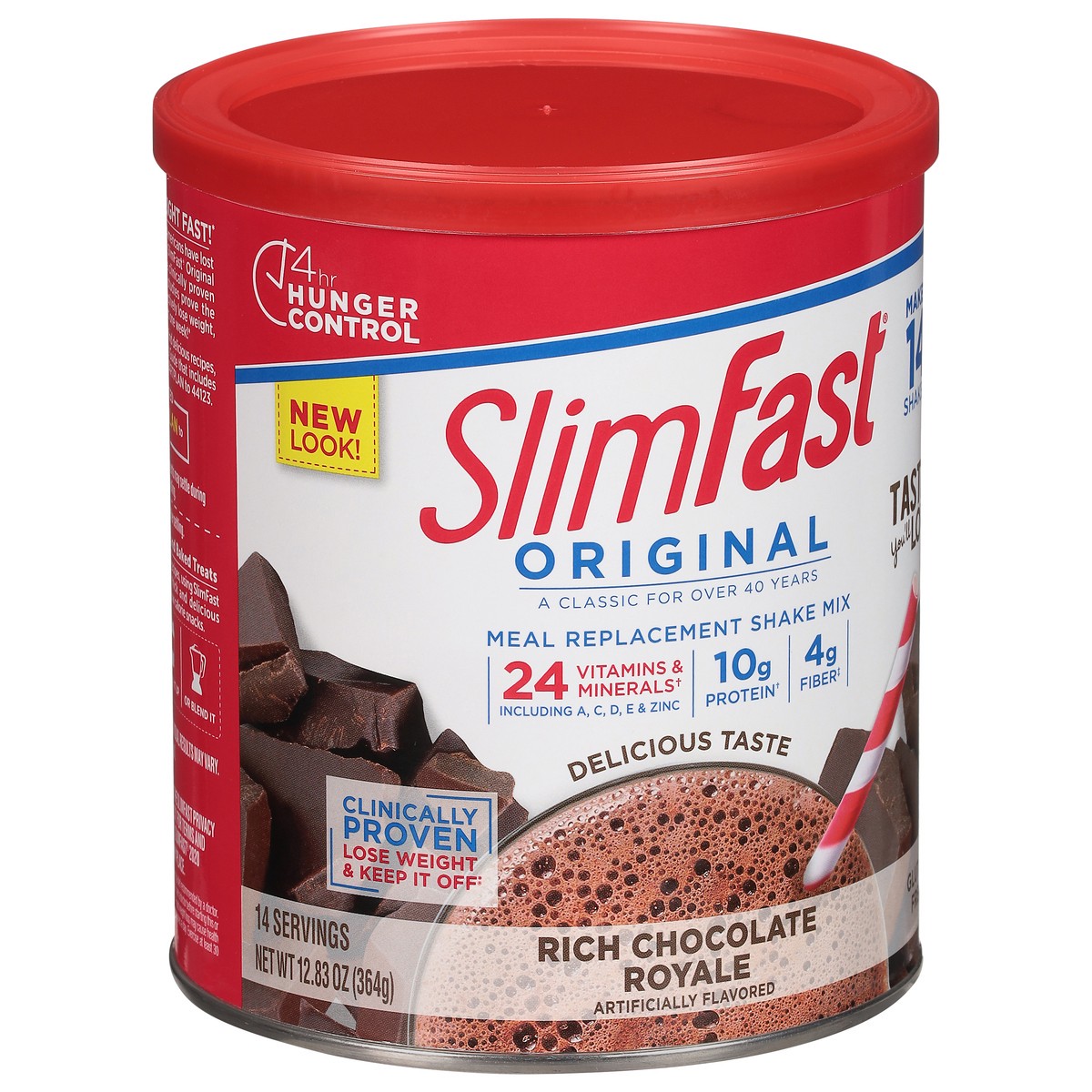 slide 3 of 11, Slimfast Rich Chocolate Royale Shake Mix - 12.83 oz, 12.83 oz