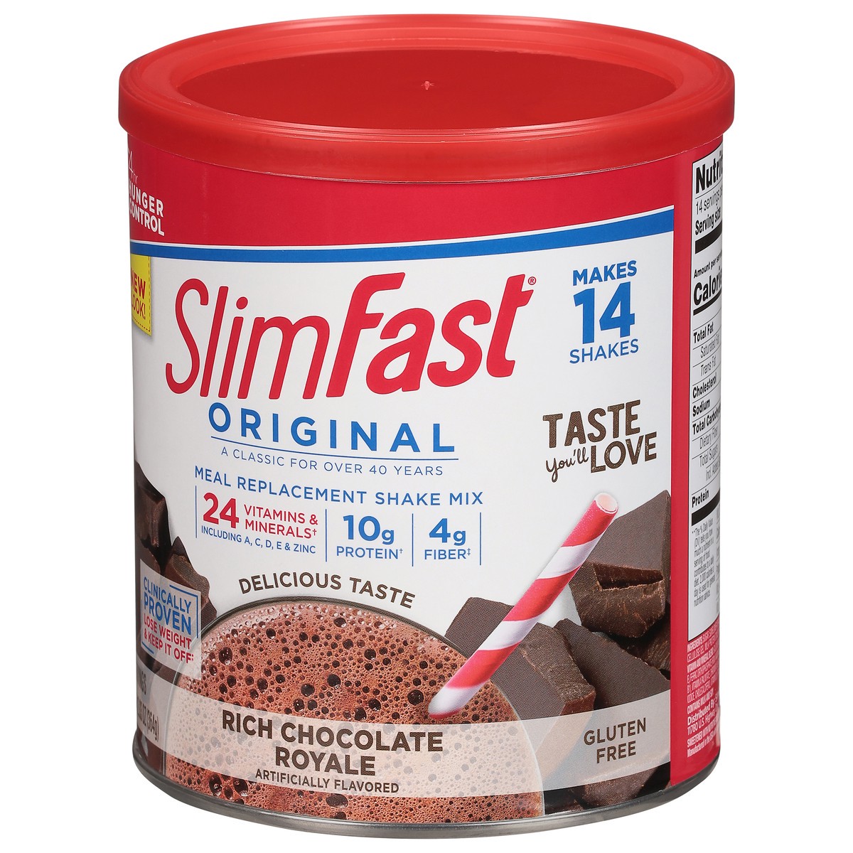 slide 4 of 11, Slimfast Rich Chocolate Royale Shake Mix - 12.83 oz, 12.83 oz