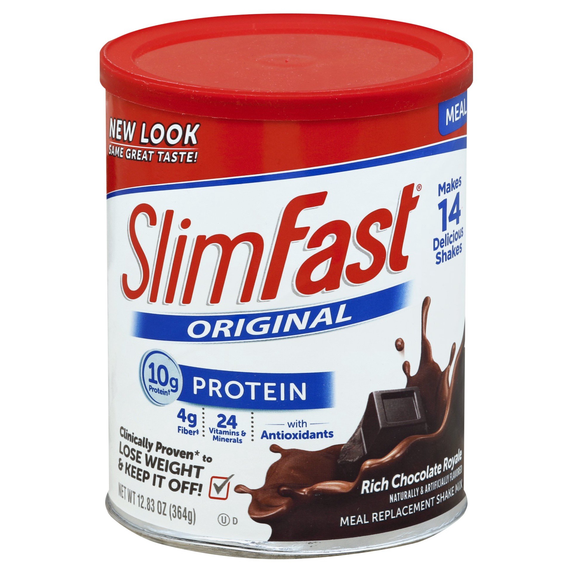 slide 1 of 11, Slimfast Rich Chocolate Royale Shake Mix - 12.83 oz, 12.83 oz