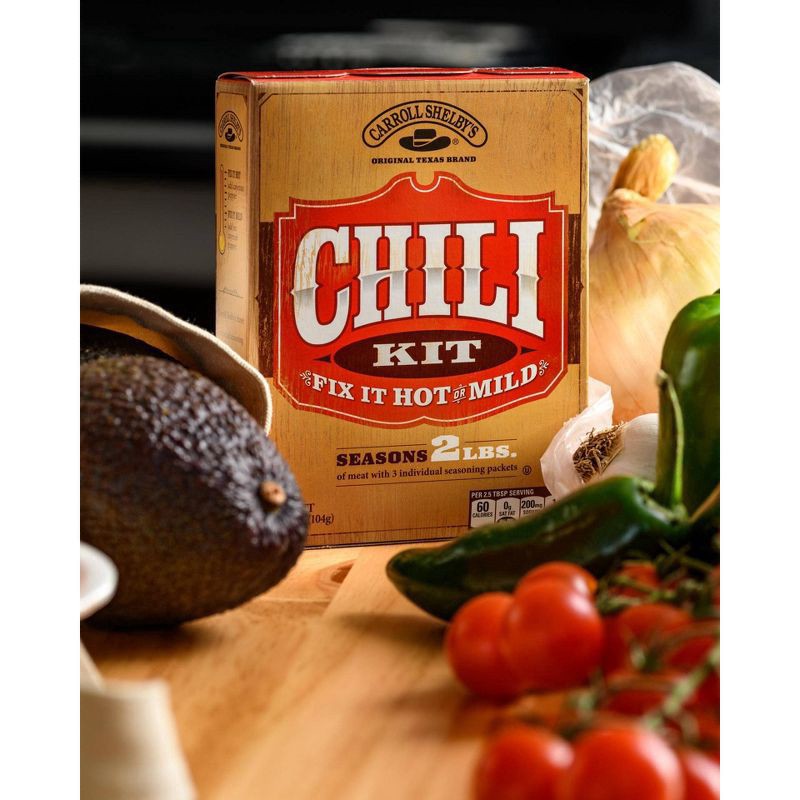 slide 2 of 6, Carroll Shelby's Chili Kit - 3.65oz, 3.65 oz