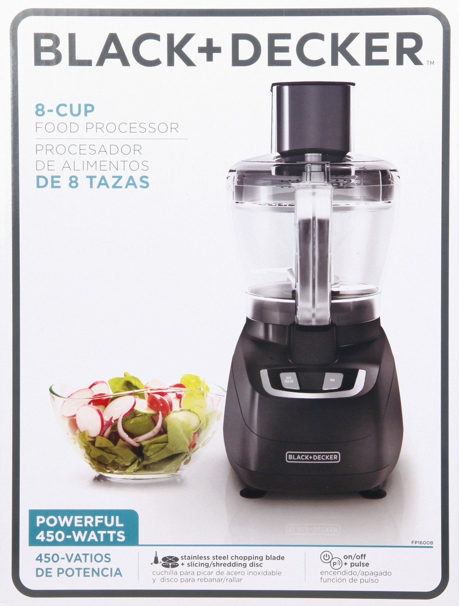 slide 4 of 11, BLACK+DECKER Black + Decker Food Processor 8 Cups, 1 ct