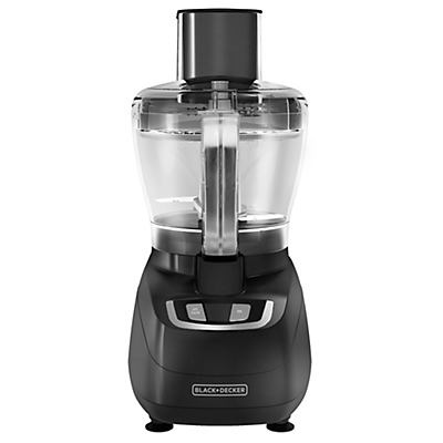 slide 1 of 1, BLACK+DECKER Black 8-Cup Food Processor, 1 ct