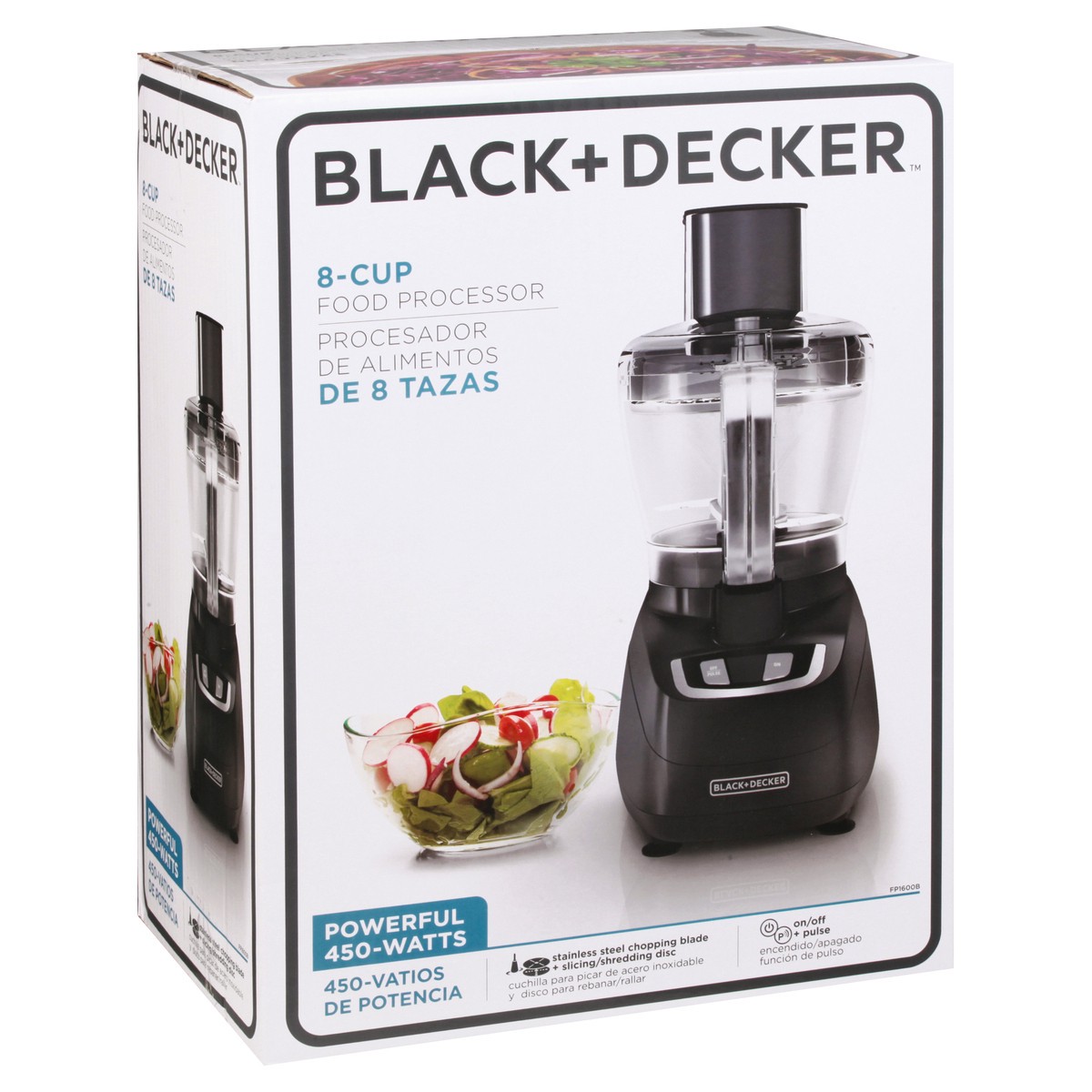 slide 8 of 11, BLACK+DECKER Black + Decker Food Processor 8 Cups, 1 ct