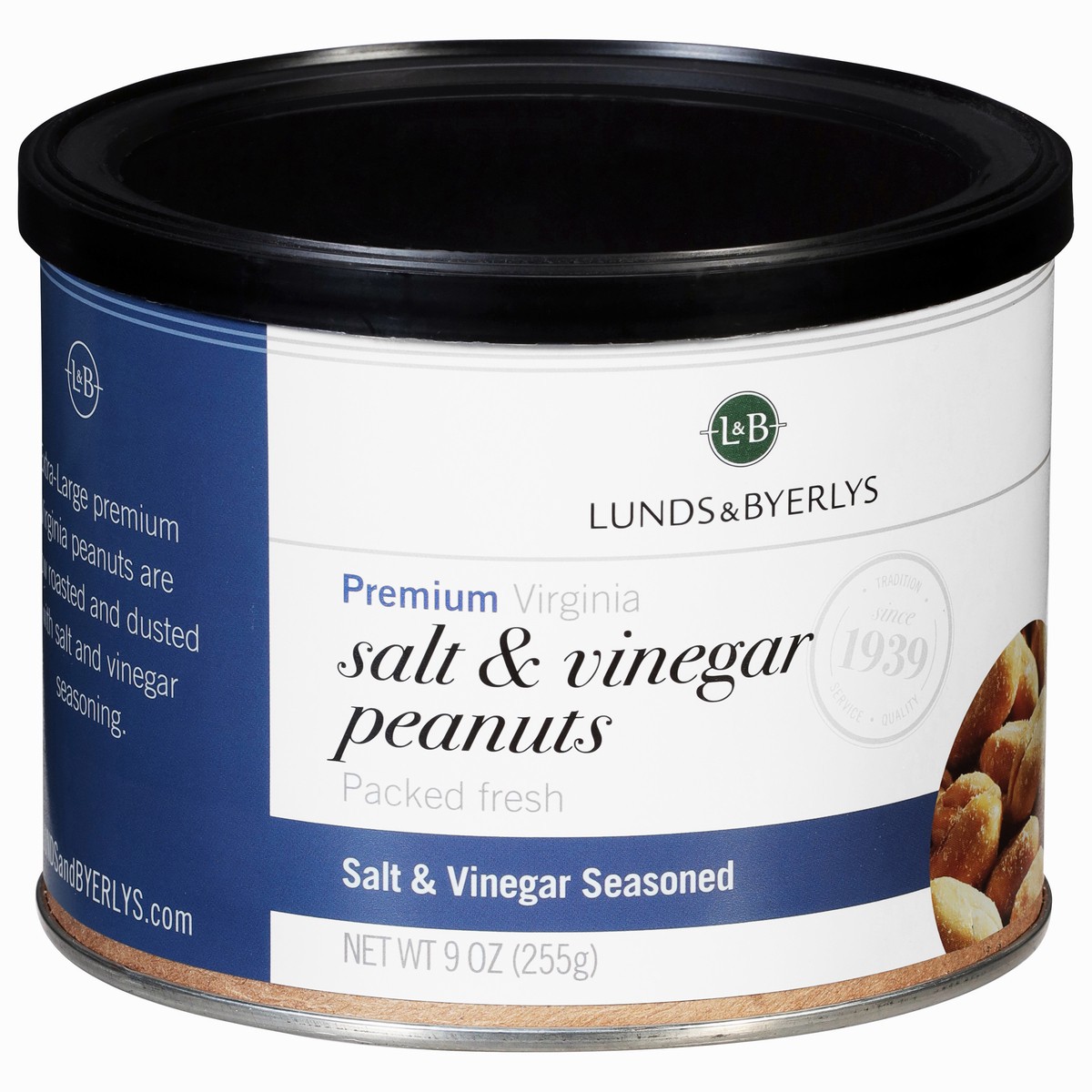 slide 4 of 4, Lunds & Byerlys Premium VIrginia Salt & Vinegar Peanuts 9 oz, 9 oz