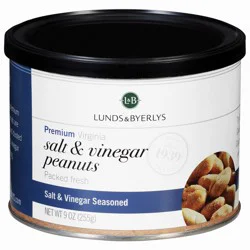 Lunds & Byerlys Premium VIrginia Salt & Vinegar Peanuts 9 oz