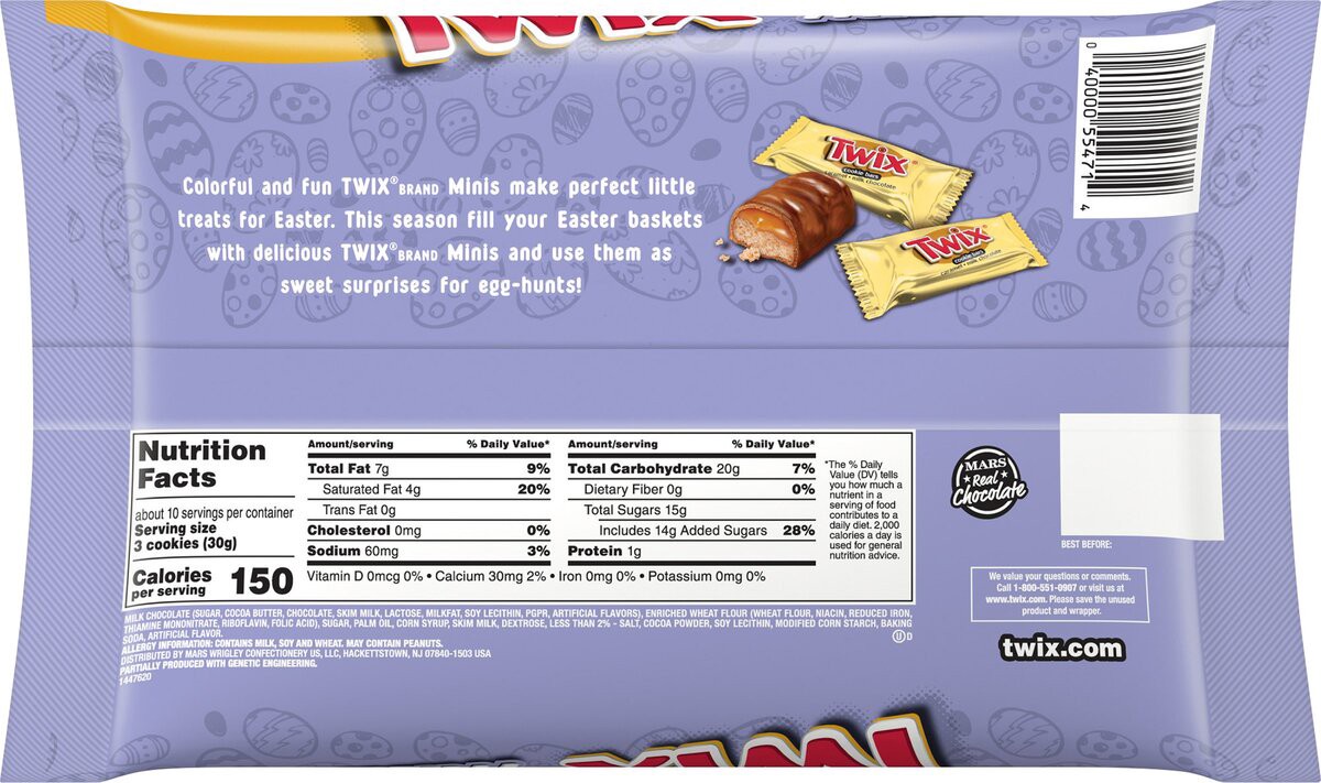 slide 13 of 13, TWIX Confectionery Bar, 10.98 oz