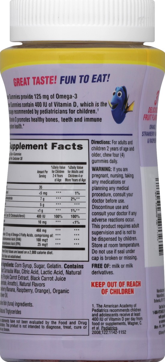 slide 3 of 3, Disney Omega-3 + Vitamin D3 120 ea, 120 ct