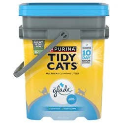 Purina Tidy Cats Clumping Cat Litter, Glade Clear Springs Multi Cat Litter