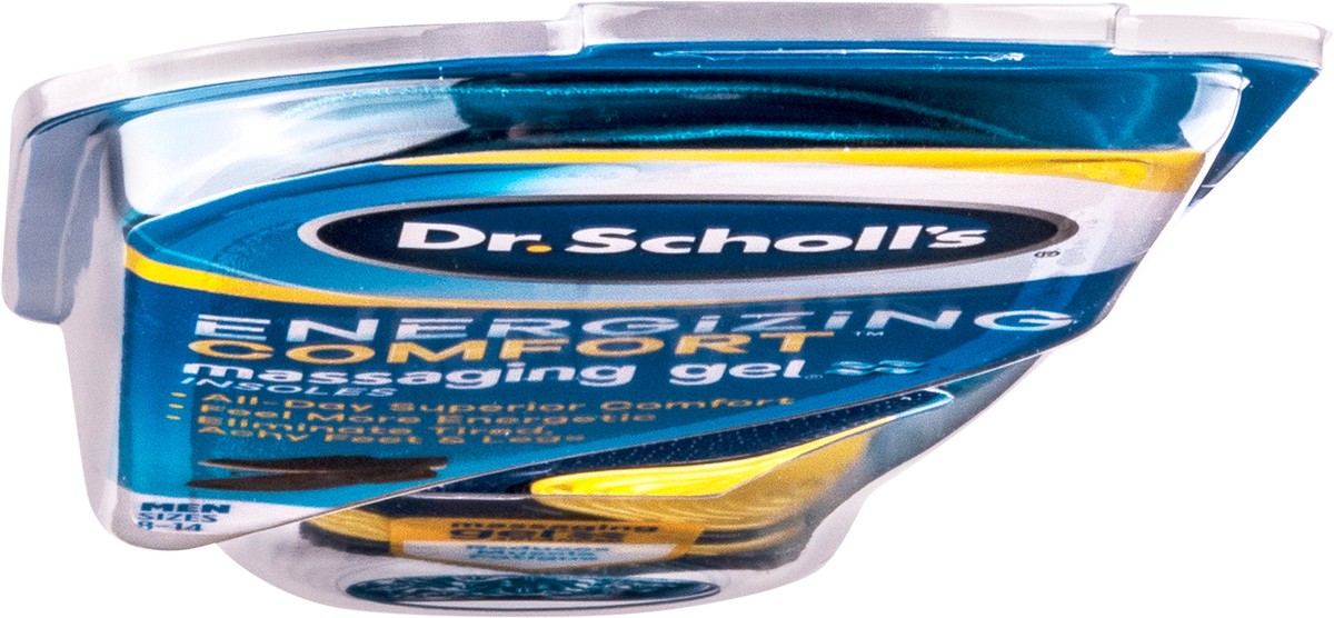 slide 4 of 7, Dr. Scholl's Energizing Comfort with Massaging Gel - Men's Shoe Size 8-14 - 1 Pair, 1 ct