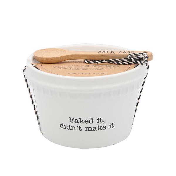 slide 1 of 1, Faked It, Didn'T Make It Medium Bowl, 1 ct