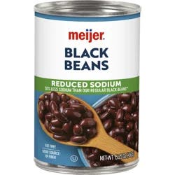 Meijer Reduced Sodium Black Beans