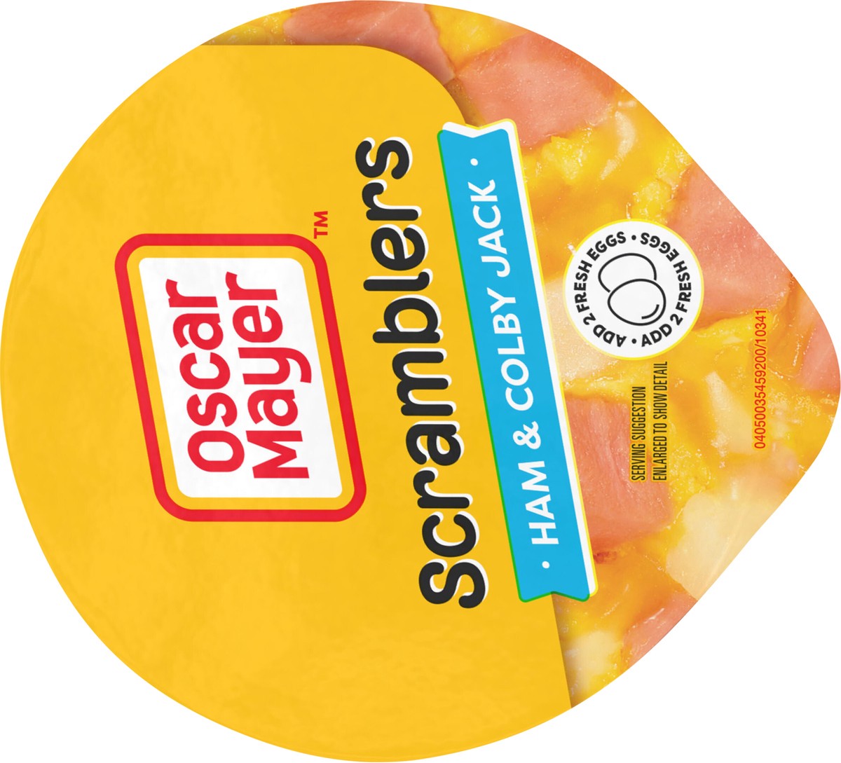 slide 8 of 9, Oscar Mayer Scramblers Ham & Colby Jack Scramble Kit, 3 oz Cup, 3 oz