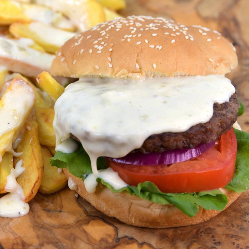 slide 4 of 10, Queso Mama White Queso with Green Chiles, 12 oz