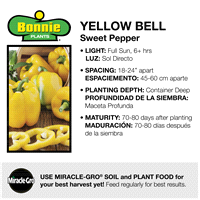 slide 7 of 9, Bonnie Plants  Pepper Yellow Bell, 19.3 oz